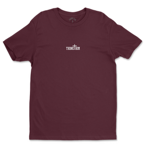 Think Him "Logo" Tee (Maroon)